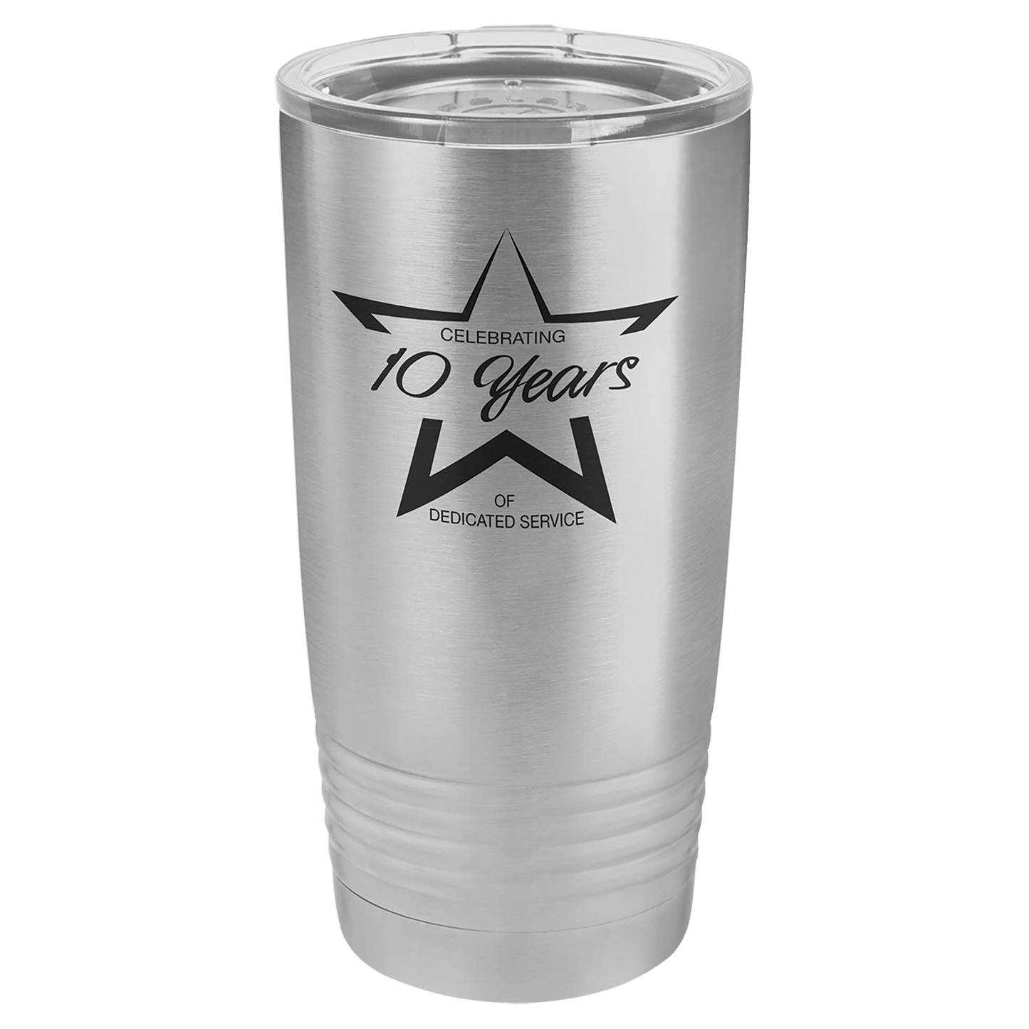 Polar Camel 20 oz. Stainless Steel Vacuum Insulated Ringneck Tumbler with Clear Lid