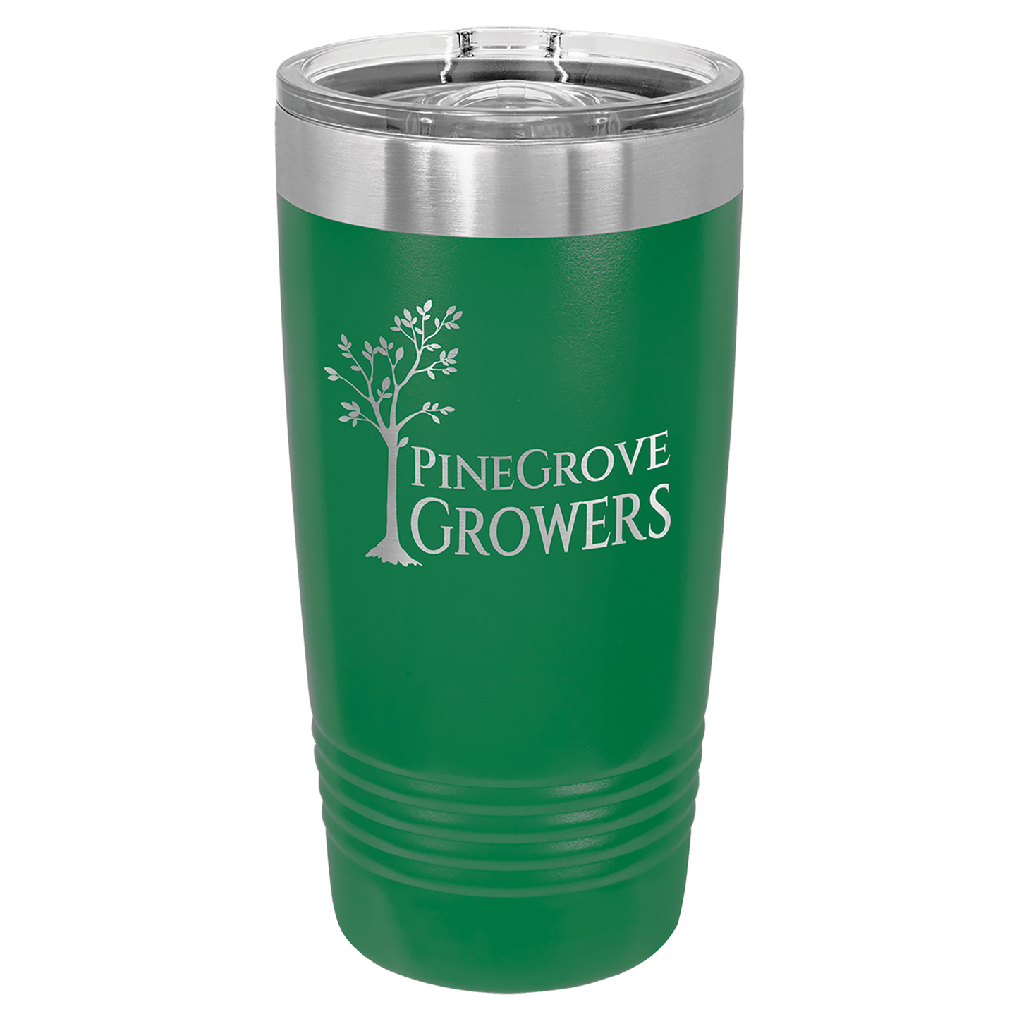 Polar Camel 20 oz. Green Insulated Ringneck Tumbler with Slider Lid