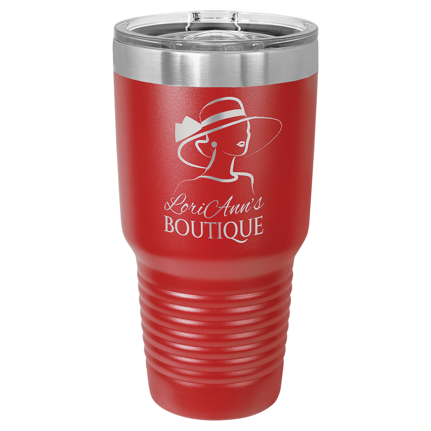 Polar Camel 30 oz. Red Insulated Ringneck Tumbler with Slider Lid