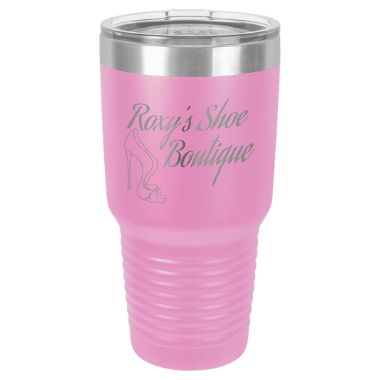 Polar Camel 30 oz. Light Purple Vacuum Insulated Ringneck Tumbler with Clear Lid