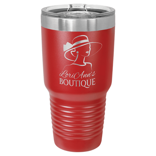 Polar Camel 30 oz. Red Insulated Ringneck Tumbler with Slider Lid